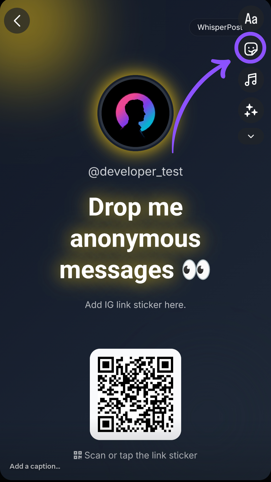 Add a Sticker